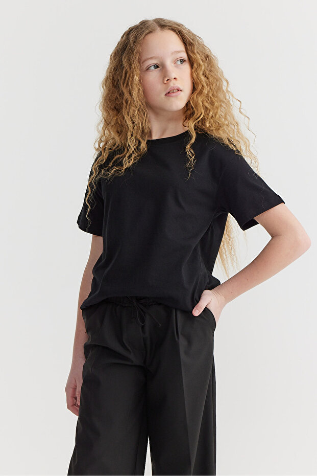 Kız Çocuk Basic T-shirt - 4