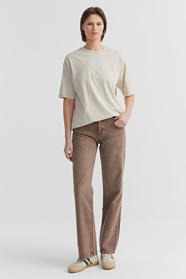 Women's High Waist Jean Pants