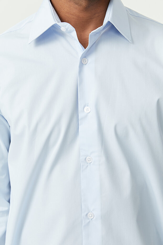 قميص بلون عادي - 7