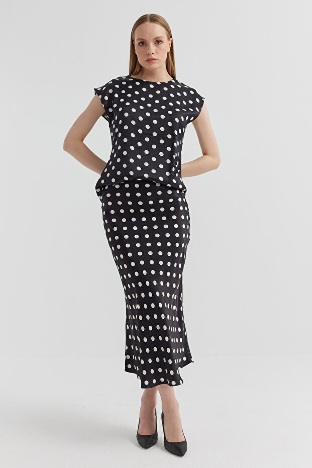 Fustă cu model pentru damă - 5