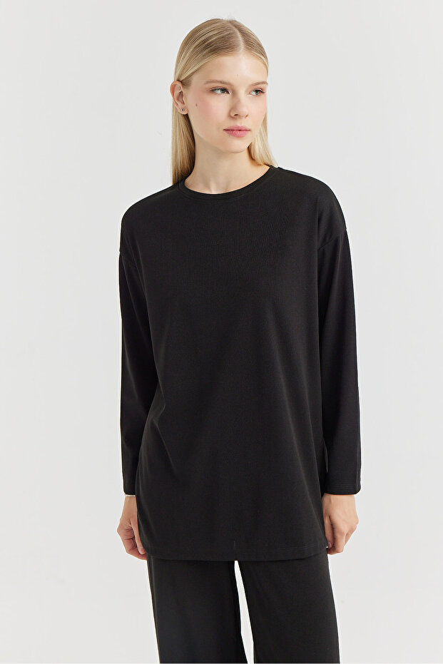 Bluză cu mânecă lungă de damă - 2