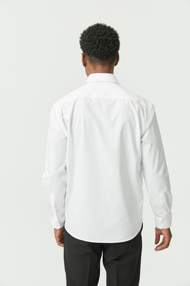 Regular Solid Color Shirt - 8