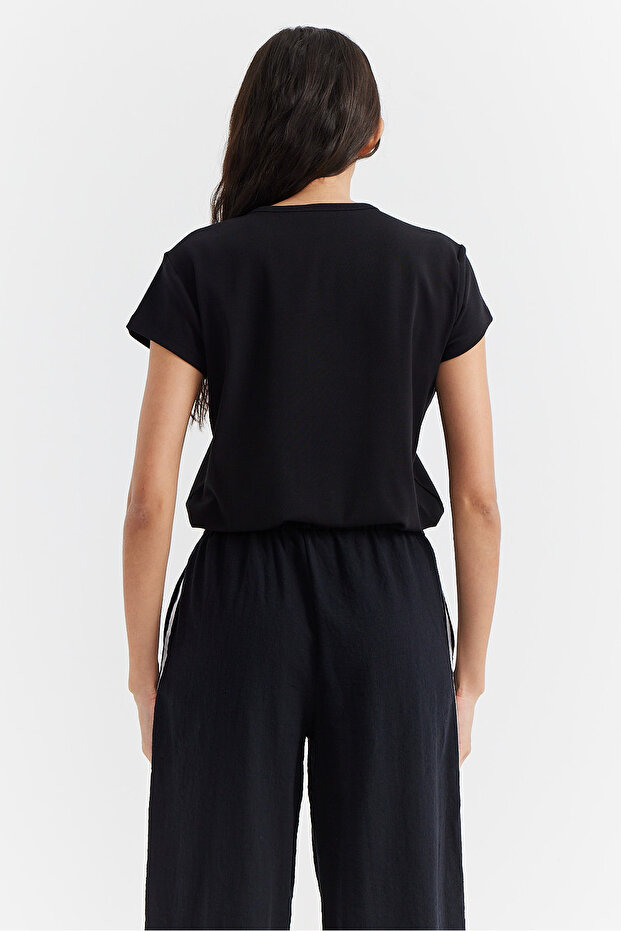 Kadın Basic T-shirt - 4