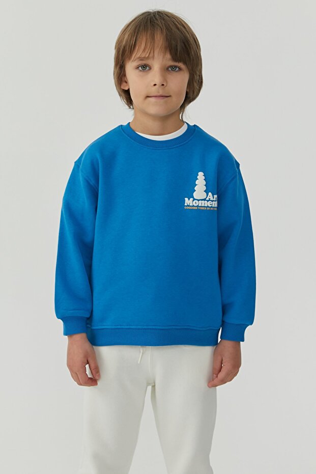 Erkek Çocuk Basıc Sweat Üst - 1