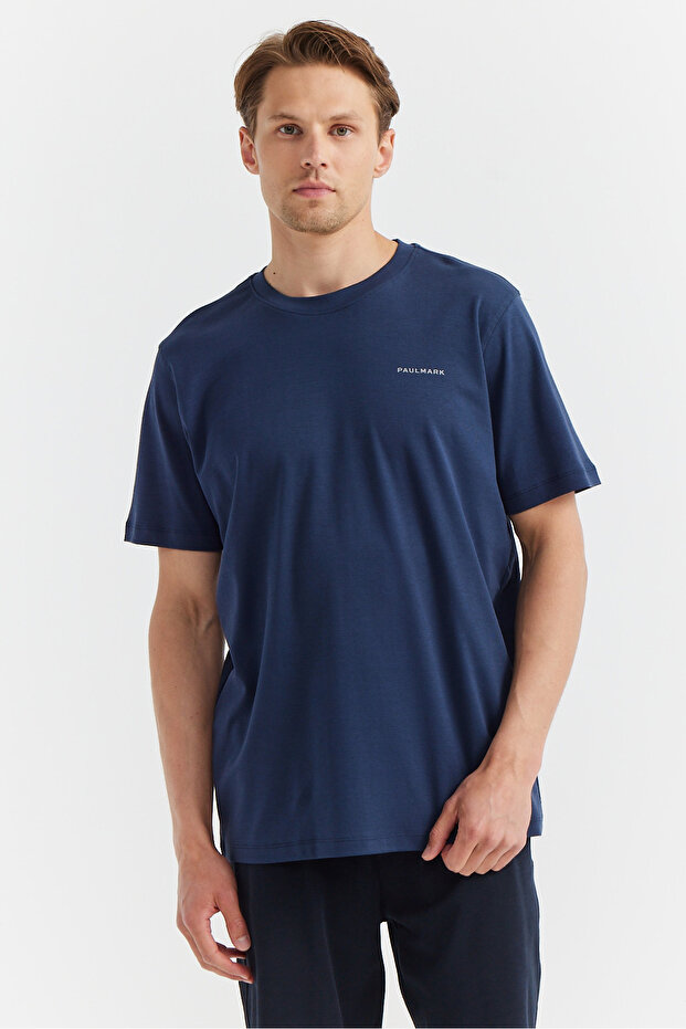 Erkek Bisiklet Yaka Basic T-shirt - 4