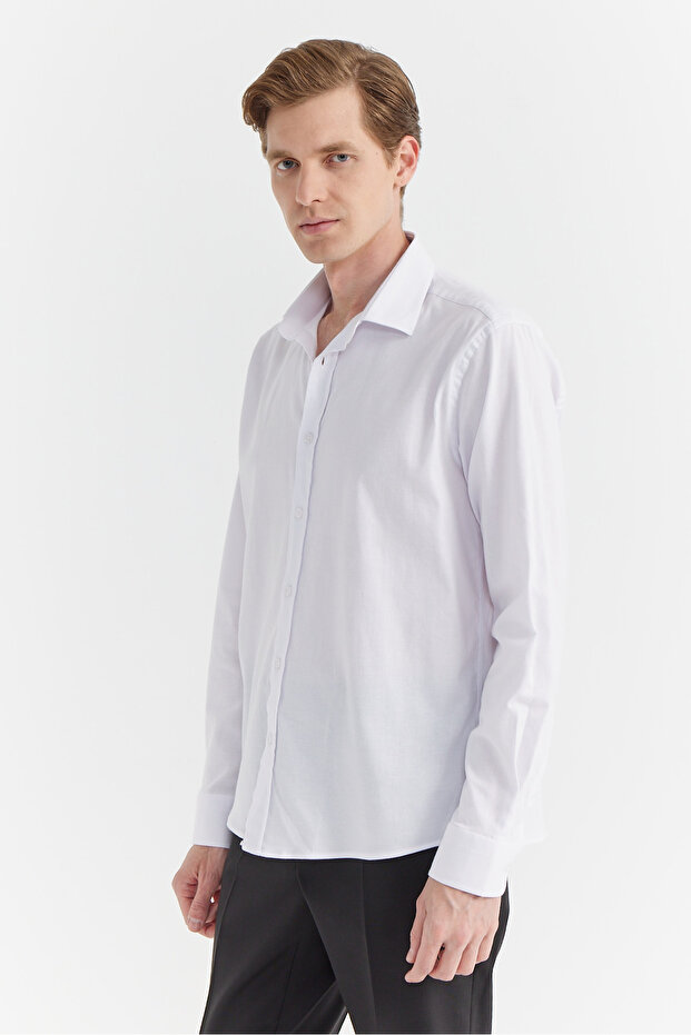 Erkek Regular Gabardin Gömlek - 3