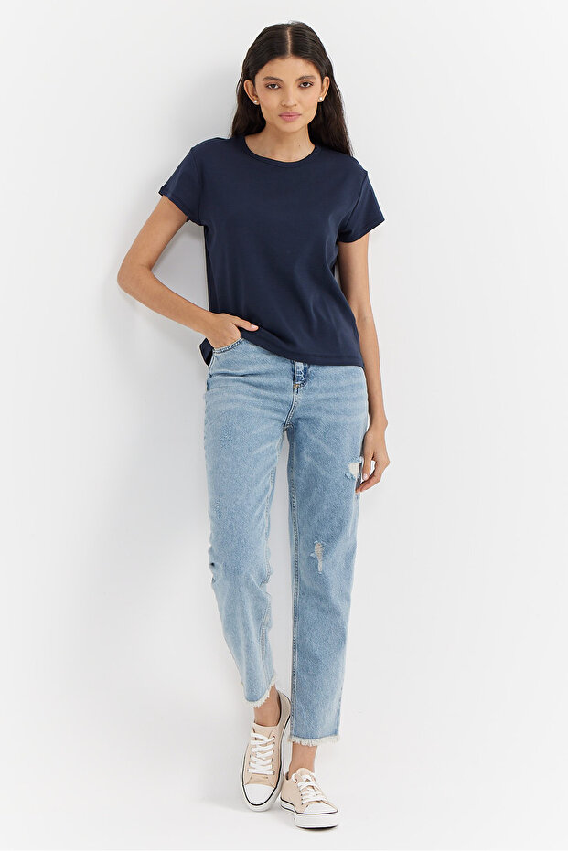 Kadın Basic T-shirt - 5