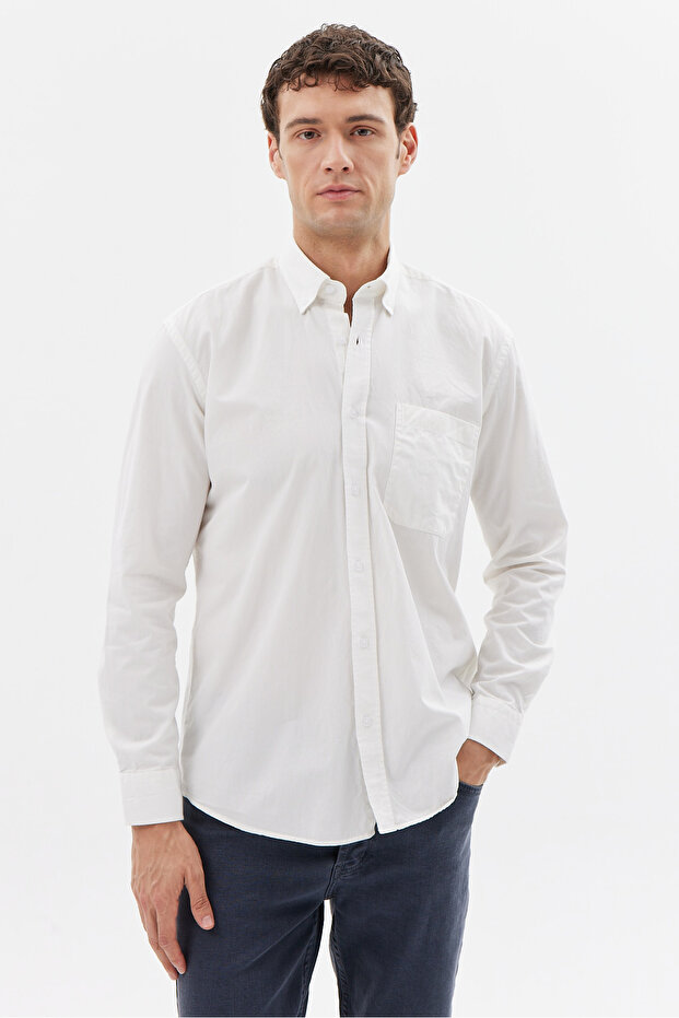 Erkek Cepli Regular Gömlek - 1