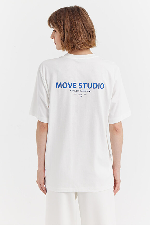 Kadın Pamuklu Basic T-shirt - 7