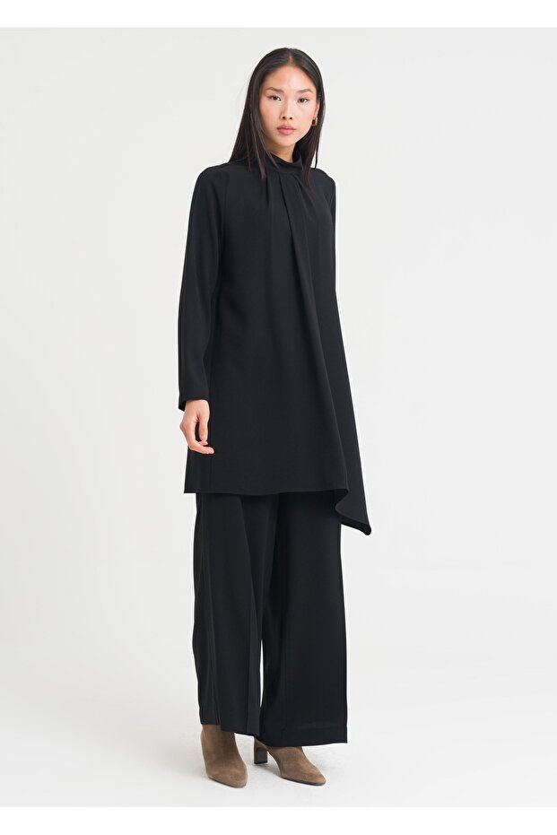 Önü Volanlı Rahat Tunik - 3