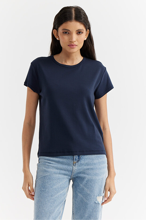 Kadın Basic T-shirt - 3