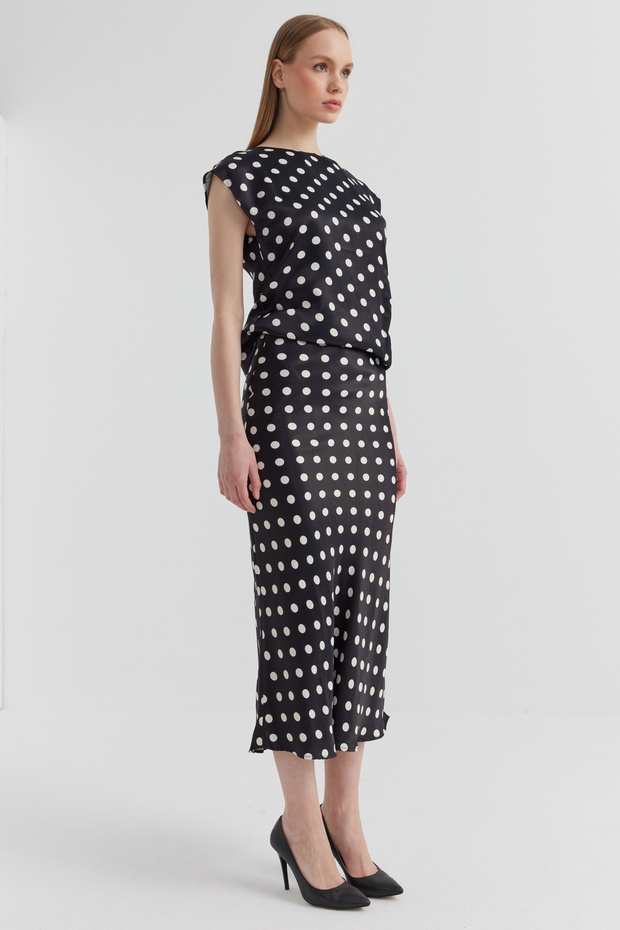 Fustă cu model pentru damă - 4