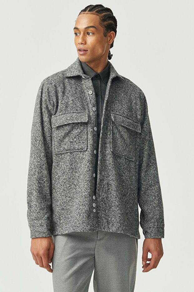 Regular Pocketed Lumberjack Shirt - 1