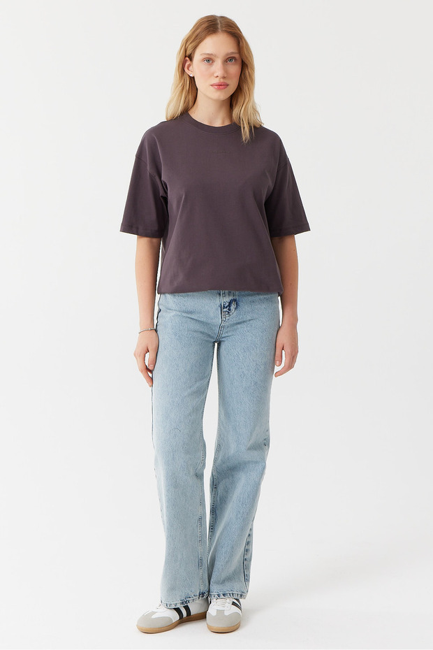 Kadın Basic T-shirt - 7