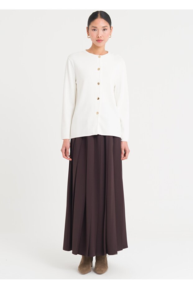 Beli Lastikli Piliseli Etek - 2