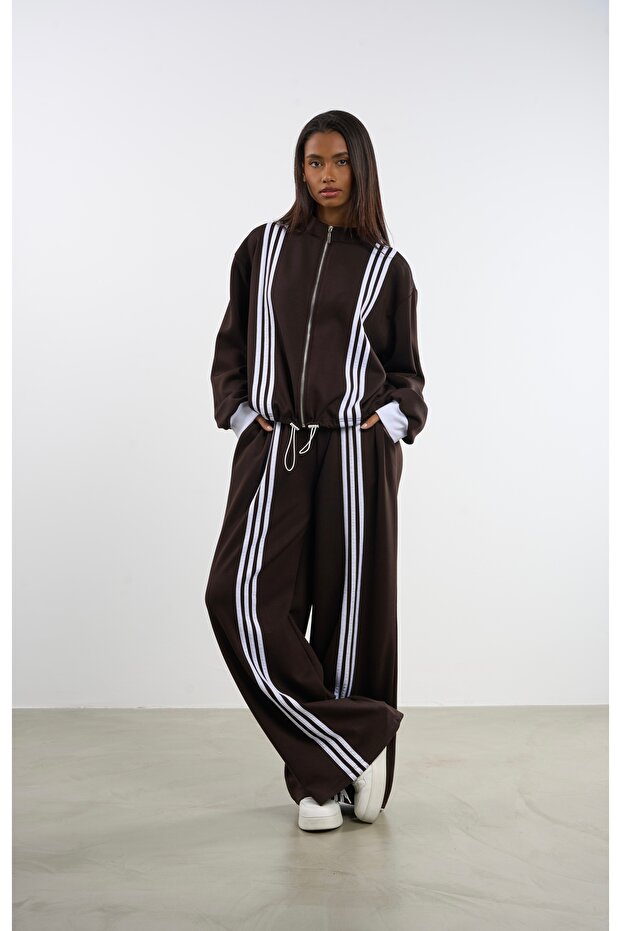 Şeritli Eşofman Takımı - 4