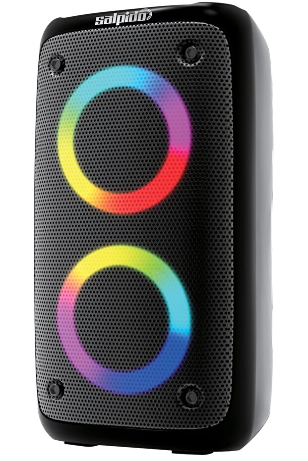 Waves 100, Portable Bluetooth Speaker, 30W Output, TWS Wireless Subwoofer with RGB Lights - 1