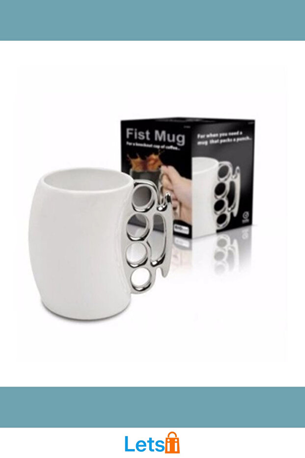 كوب سيراميك بتصميم قبضة اليد - 4