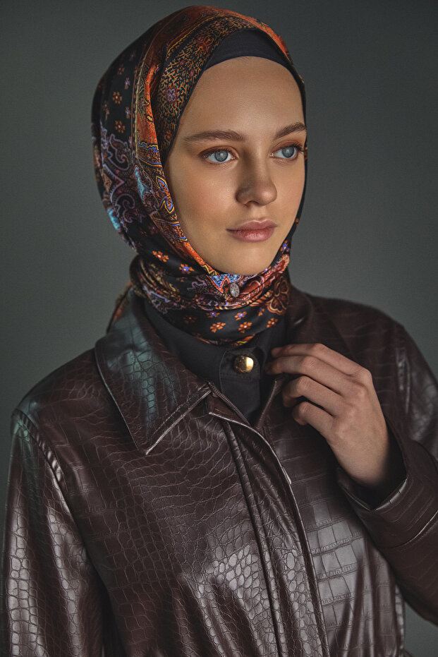 Croco Görünümlü Kap - 3