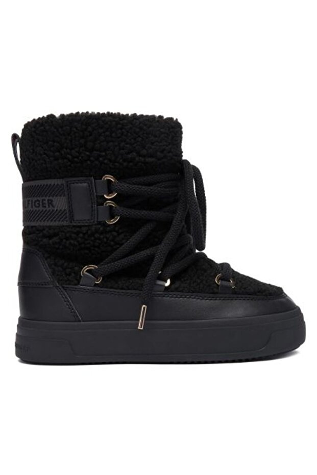FAUX SHEARLING SNOWBOOT - 1