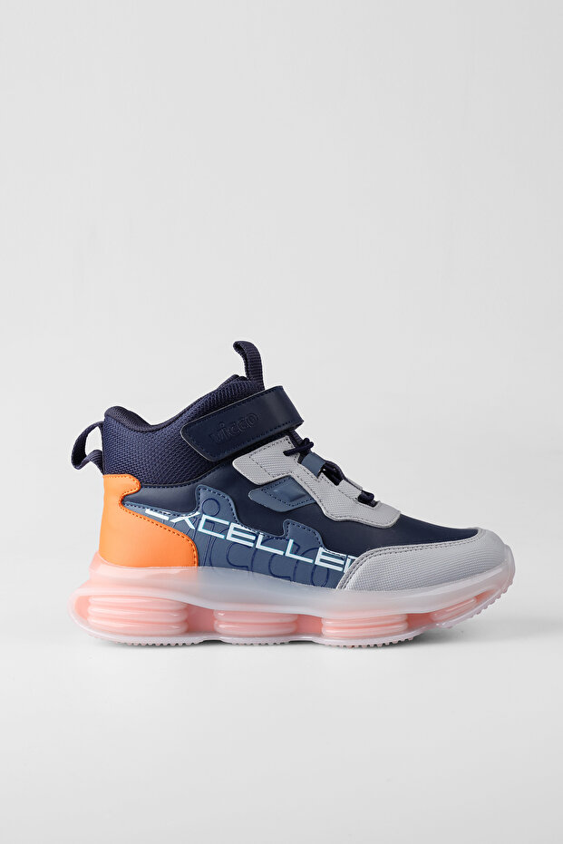 Heel Havalı Taban Boys' Navy Blue Boots
