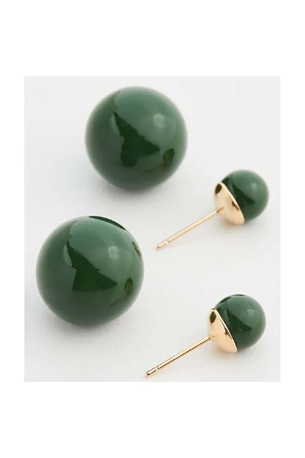 - Green Agate Earrings - 2