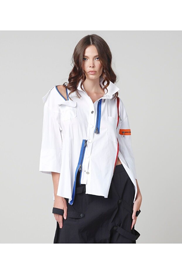 Zipline Poplin Gömlek - 1