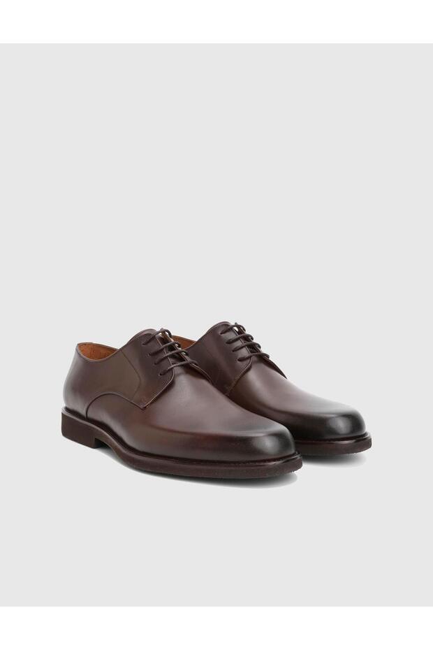 Pablo Genuine Leather Brown Men's Classic Shoes