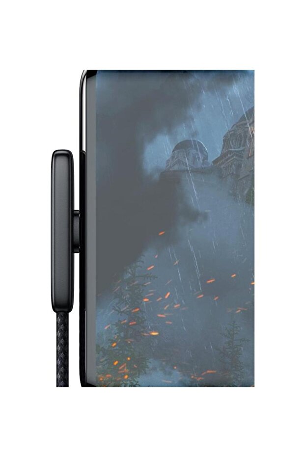 CA-3350 36W Typec iPhone L Tip Data Şarj Kablo 1.2M - Siyah - 2