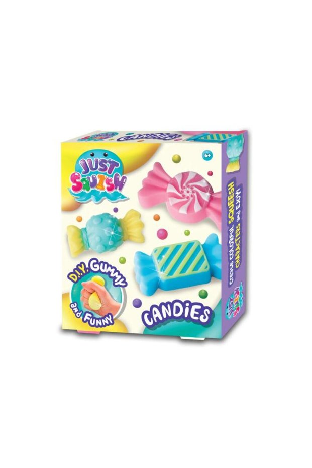 JUST SQUISH CREATIVE SET "CREATE YOUR OWN SILICONE FIGURES" CANDY
