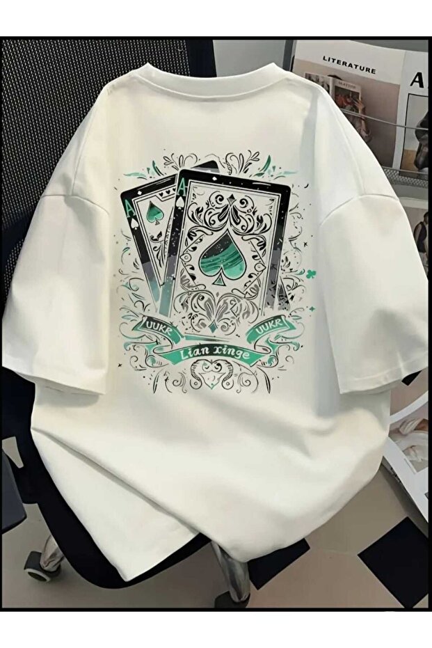 Playing Card Ace B Printed T-Shirt