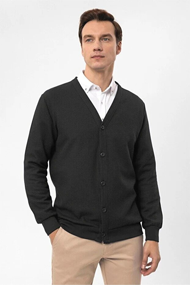 EXCULUSİVE SMART CASUAL DÜĞMELİ HIRKA - 1