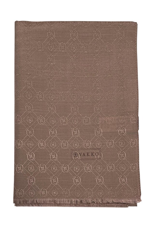 Cotton Silk Shawl - New Hologram - Caramel