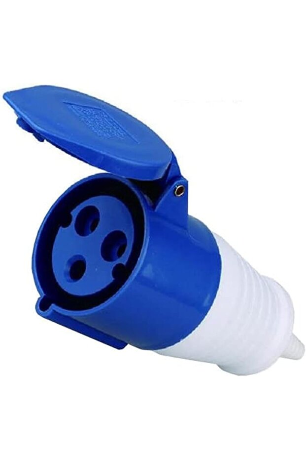 Industrial Socket Plug Multi Plug & Wall Socket IP44 Water Resistant (16A 3 PIN 220V)