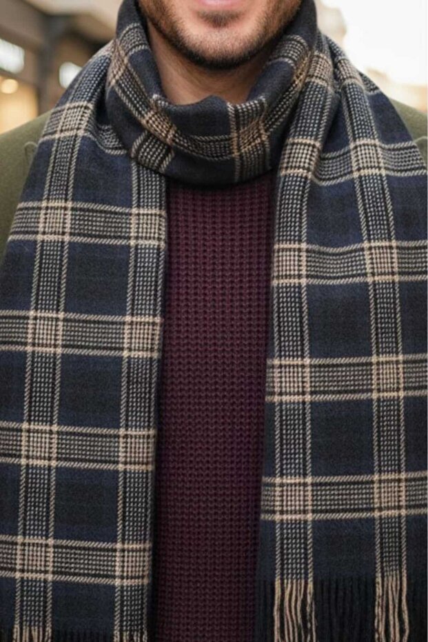 Eșarfă premium de lux pentru bărbați - 1