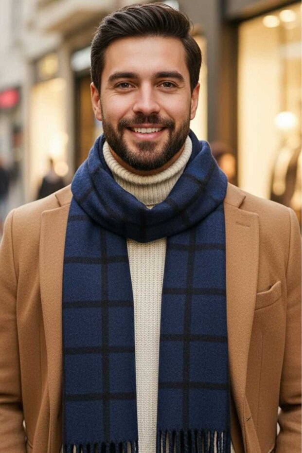 وشاح رجالي فاخر منقوش - 2