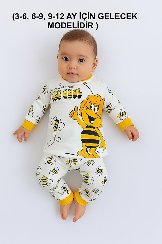 BEE MAYA PRINTED GIRL BOY UNISEX PAJAMA SET