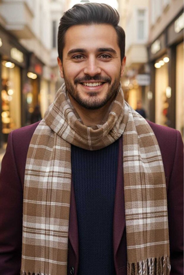 وشاح رجالي فاخر منقوش - 6