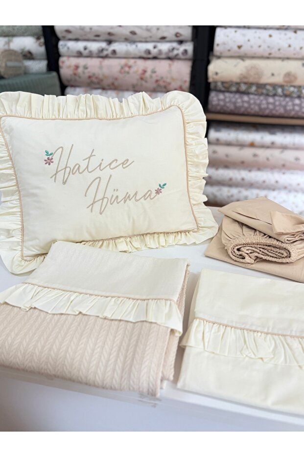 Baby Pike Duvet Cover Set Embroidered
