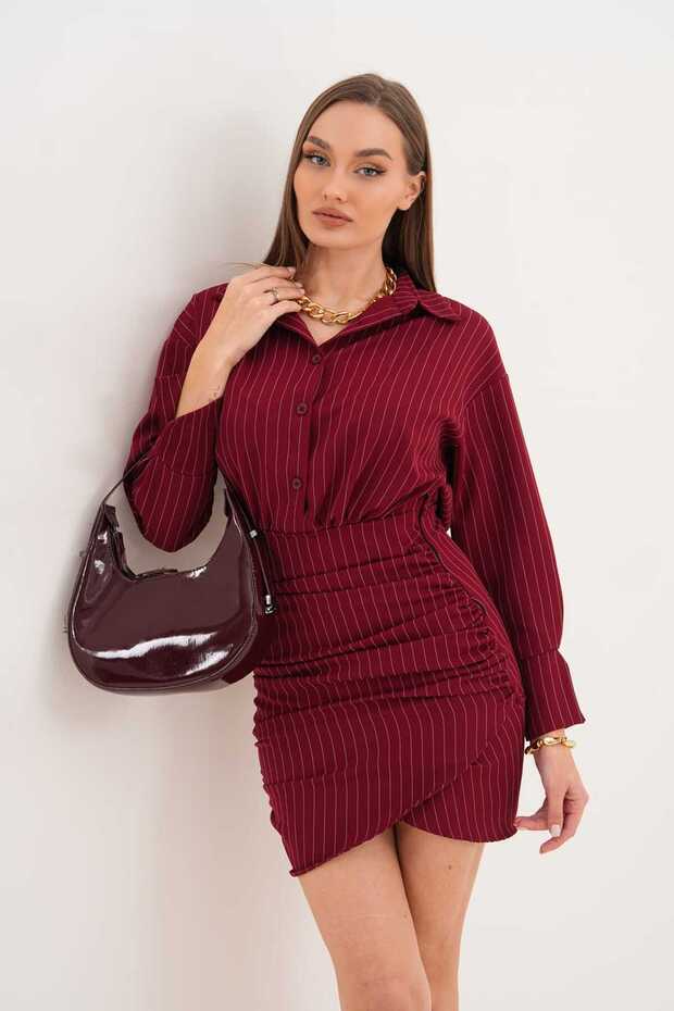 Dabil Gömlek Elbise - 6