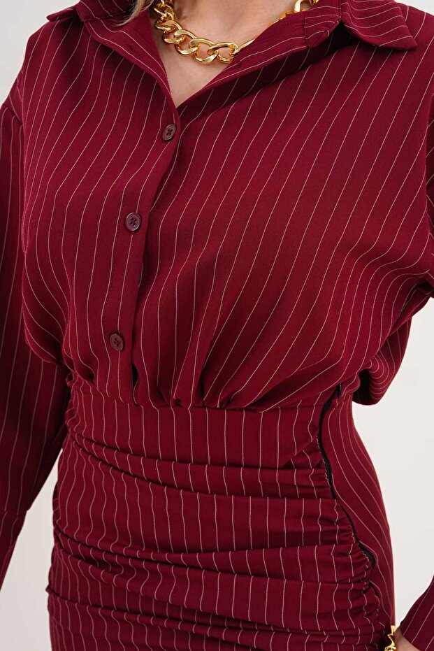 Dabil Gömlek Elbise - 7