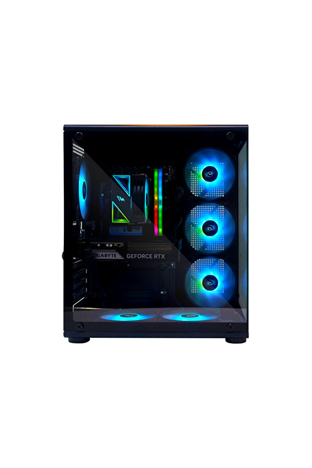 Gaming i5-14400F, RTX 5060Ti 16GB Triple-Fan, 32GB DDR5, 1TB SSD, 700W, ARGB 4 Fans, Win 11 Pro - 2