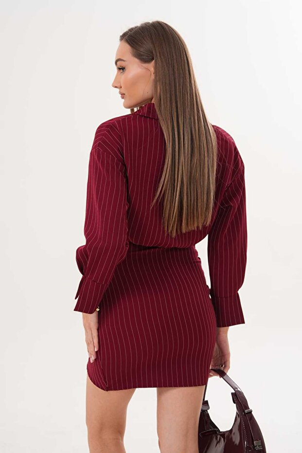 Dabil Gömlek Elbise - 4