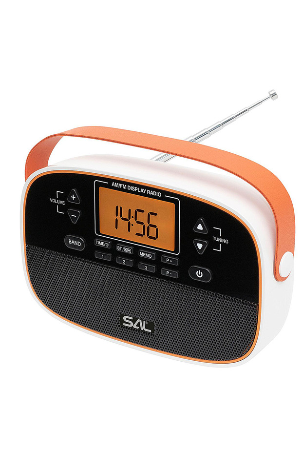 Portable AM-FM Radio with LCD and Alarm Function - RPR4LCD - 1