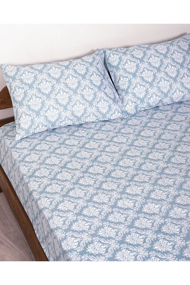 طقم غطاء لحاف فردي منقوش - 2