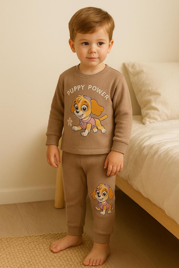 Paw Petrol Tubular Woven Children's Pajama Set & Home Wear