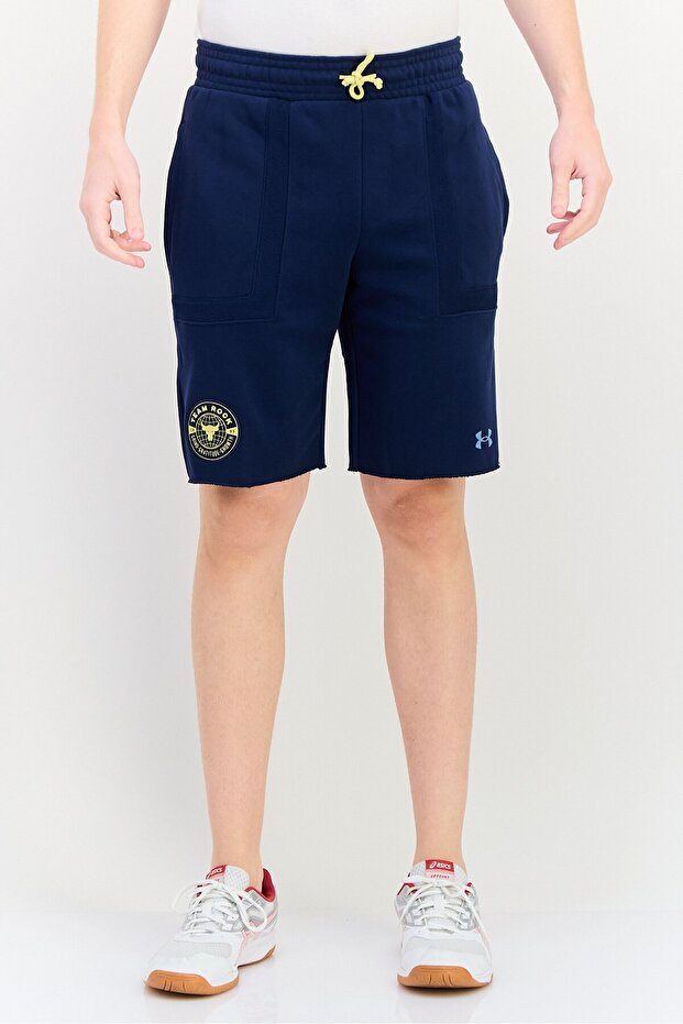 Men Loose Fit Outdoor Shorts, Navy Blue