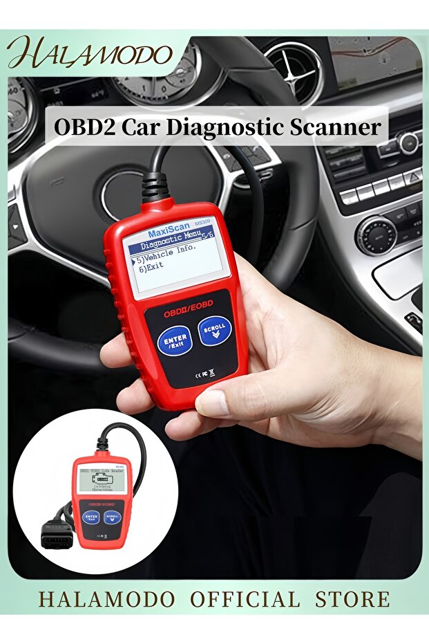 Car OBD2 Diagnostic Scanner Code Reader Diagnostic Scan Tool Check Engine Failure Code - 1