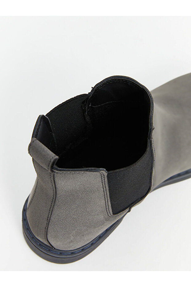 LCW STEPS Antrasit Süet Görünümlü Erkek Chelsea Bot - 6