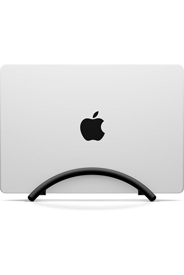 BookArc Flex - Space-Saving Vertical Stand for MacBooks/Laptops, Black